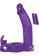 Dbl Penetrator Rabbit C Ring Purple