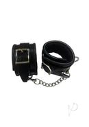 Rouge Padded Ankle Cuffs Black