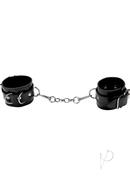 Ouch Leather Cuffs Black