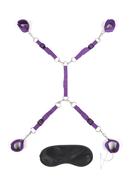 Lux F Bed Spreader 7pc Purple