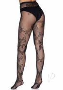 Butterfly Net Tights Os Black