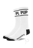 Prowler Red Pup Socks White