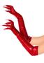 Vinyl Claw Gloves Md Red(sale)